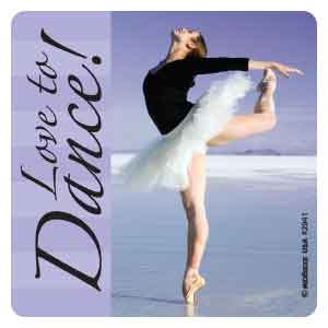 Ballet Dance Photos Asst. Stickers