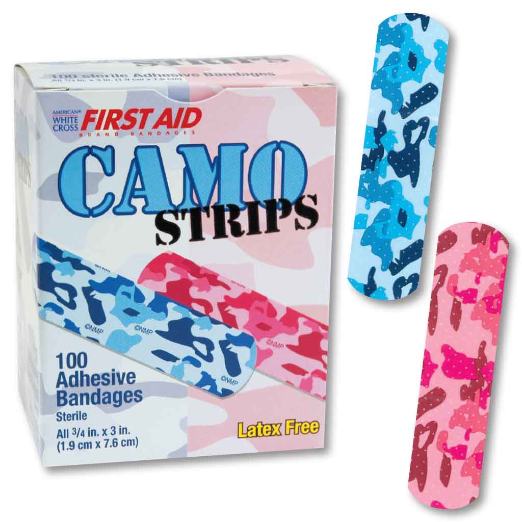 Camouflage Pink/Blue Bandages