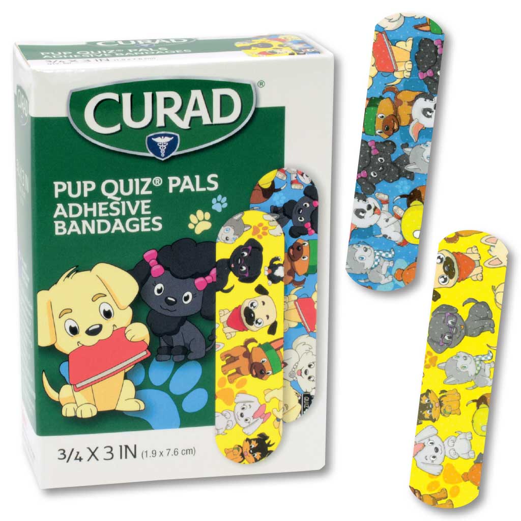 Medtoons Pup Quiz Bandages