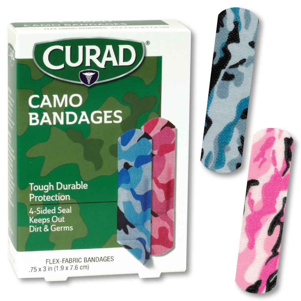 Camp Camo Pink & Blue Bandages