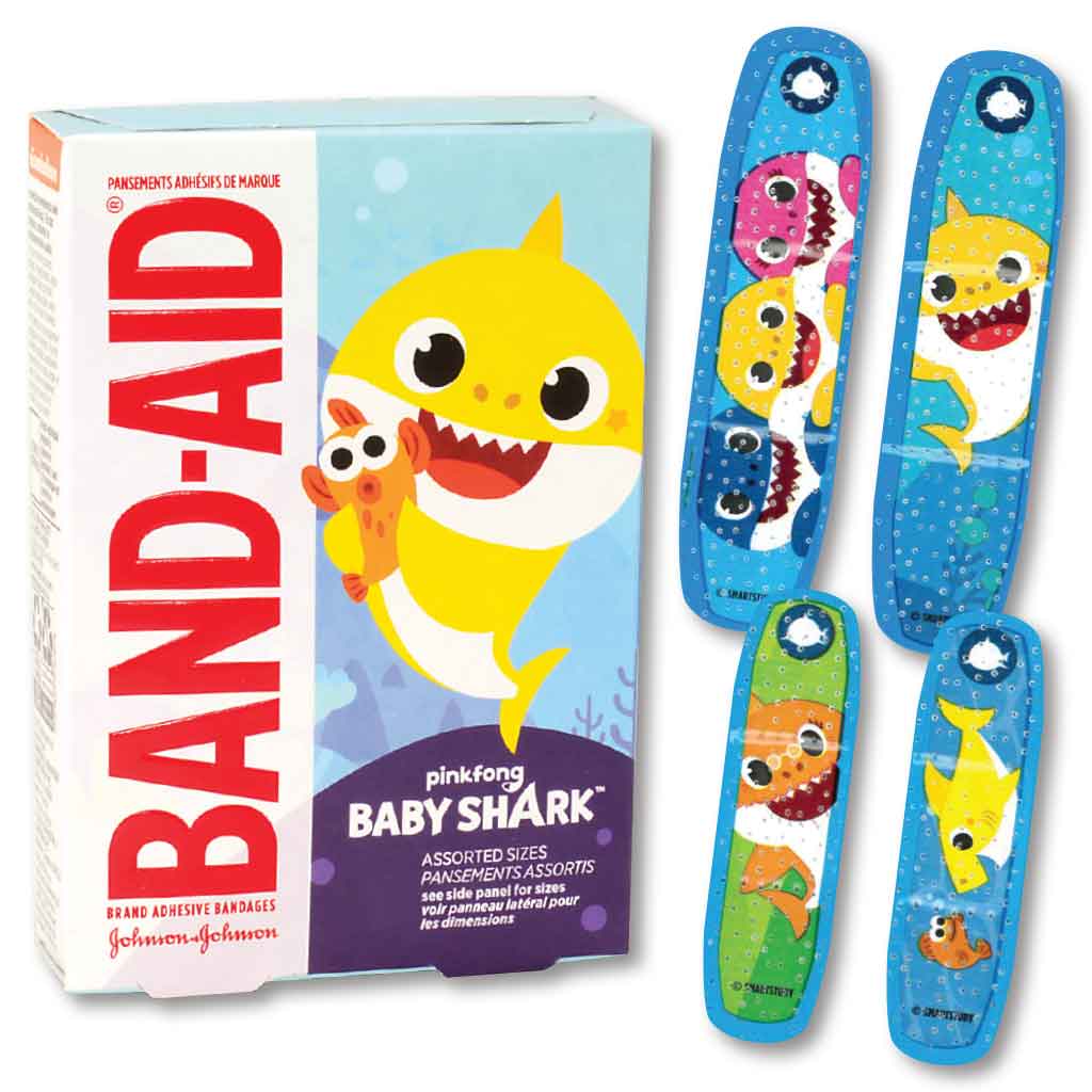 Baby Shark Band-Aid Bandages