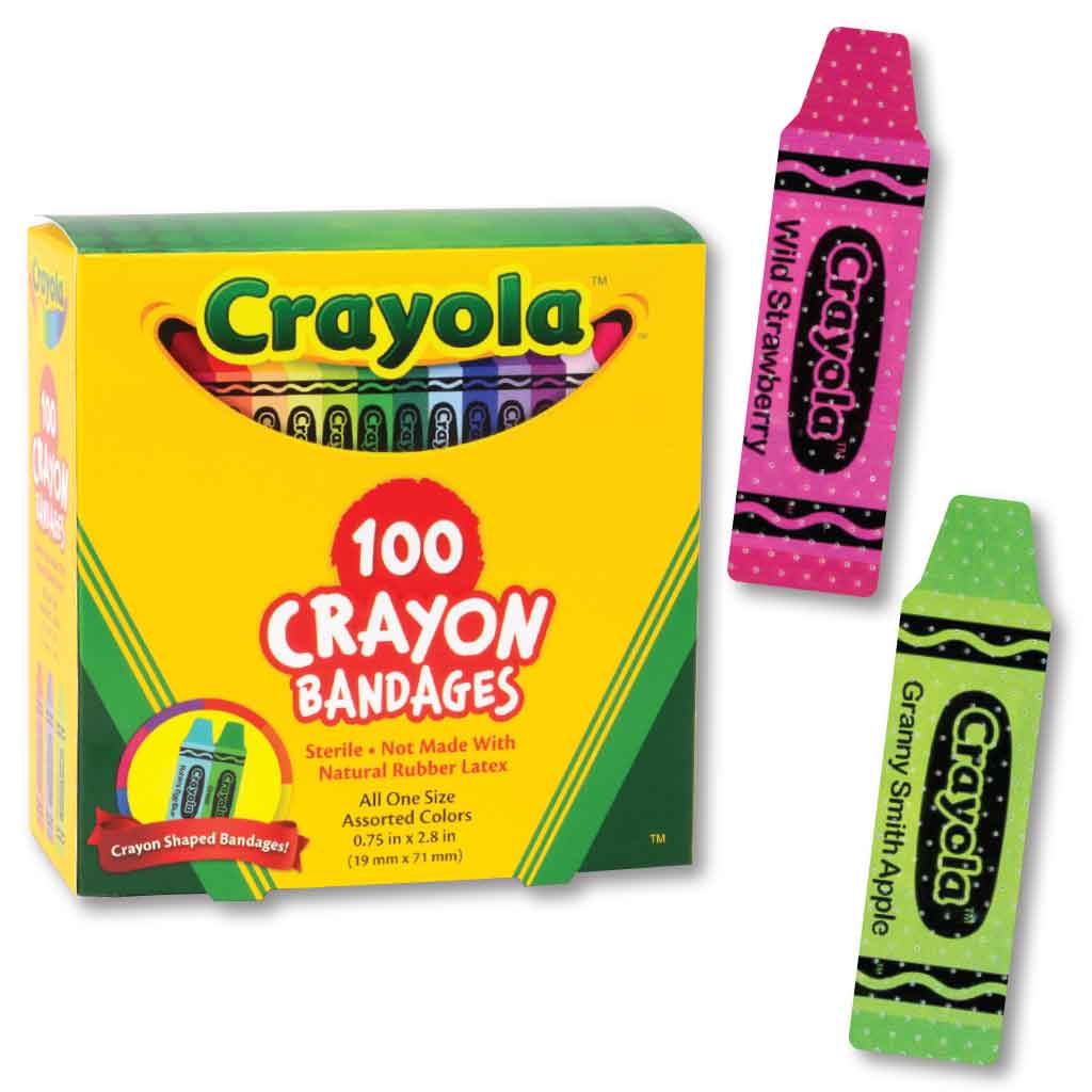 Crayon Strips Bandages