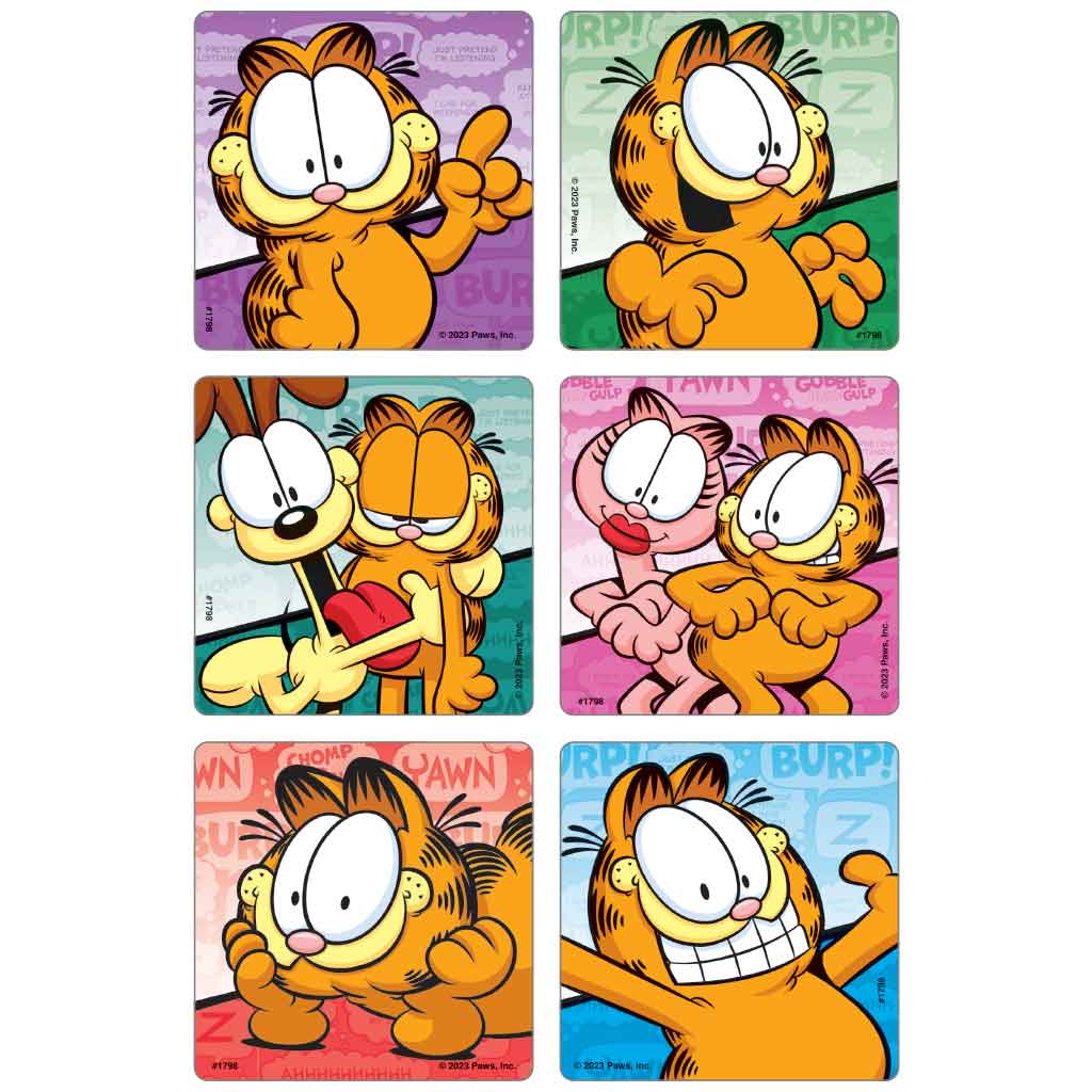Garfield Comic Friends Stickers