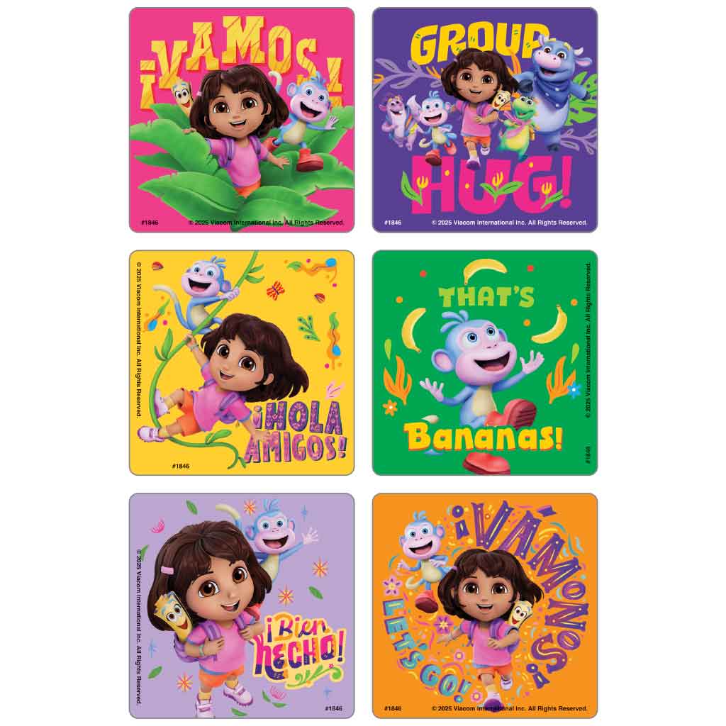 Dora Fun Phrases Stickers