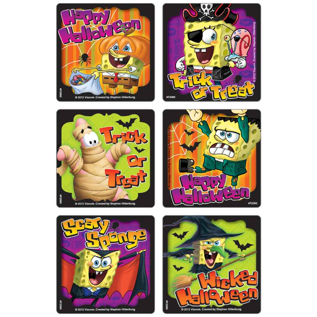 SpongeBob Halloween Stickers