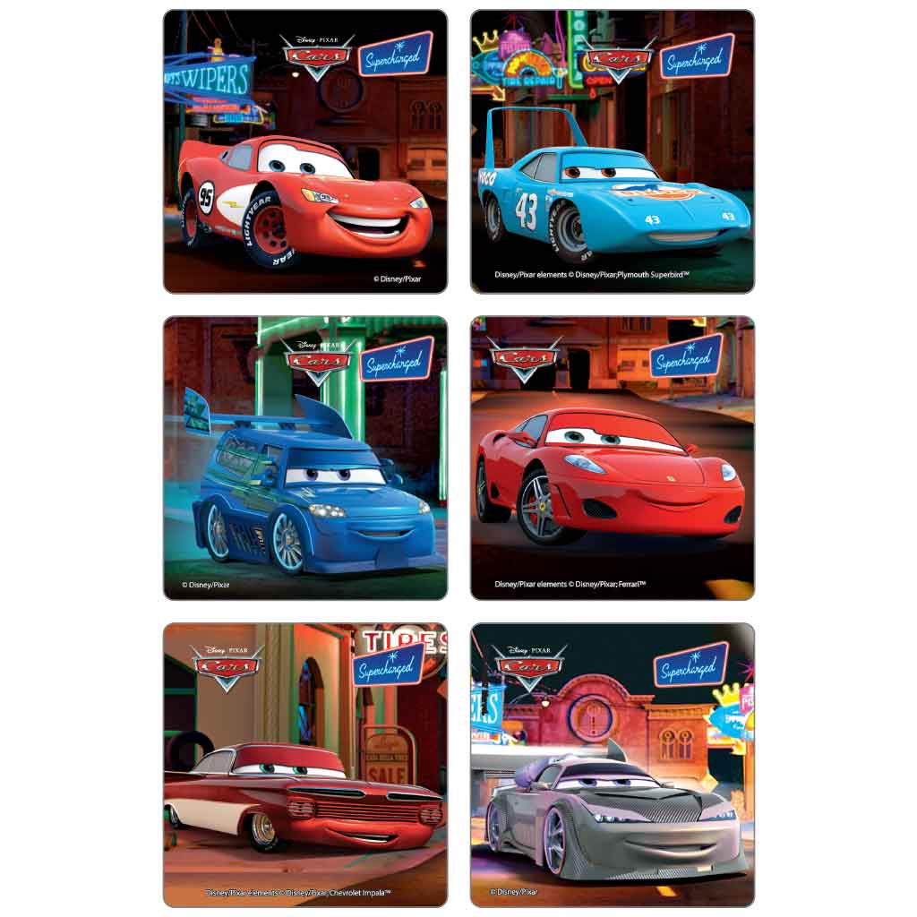 Disney Cars Supercharged Stickers