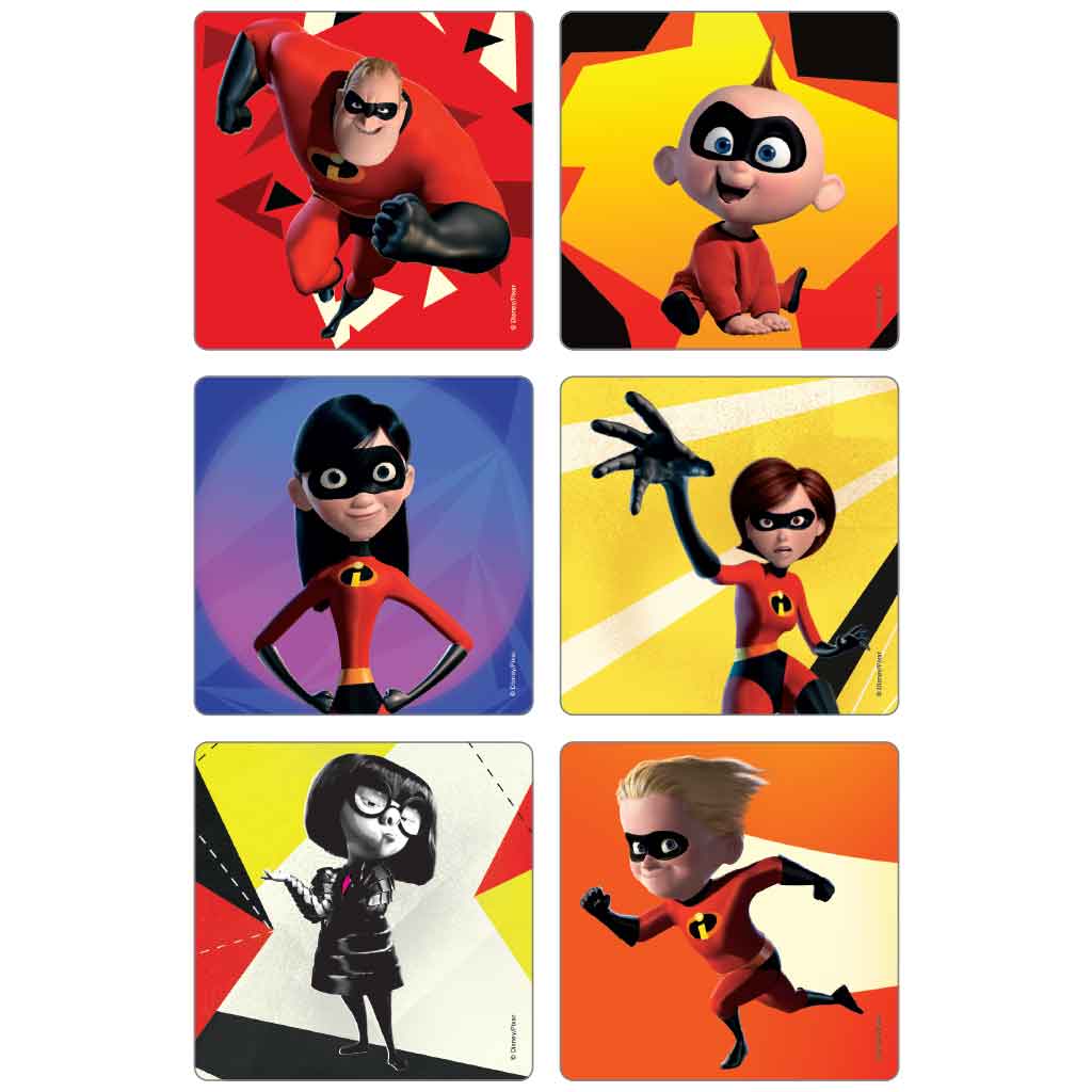 The Incredibles 2 Disney Stickers