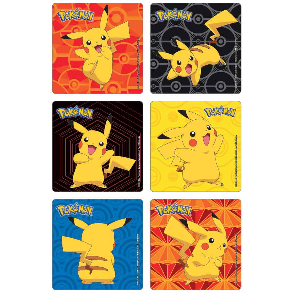 Pokemon Pikachu Stickers