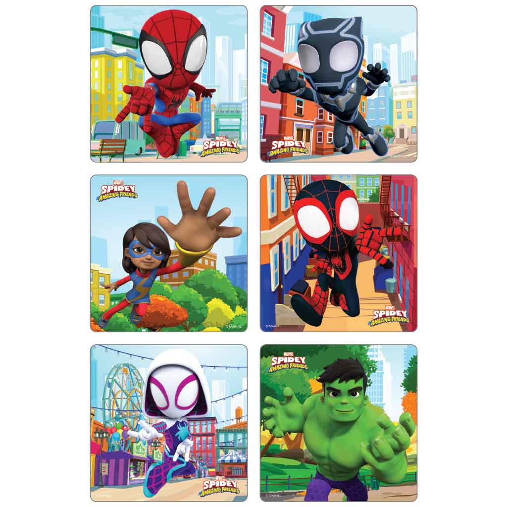 Spidey and His Amazing Friends Stickers