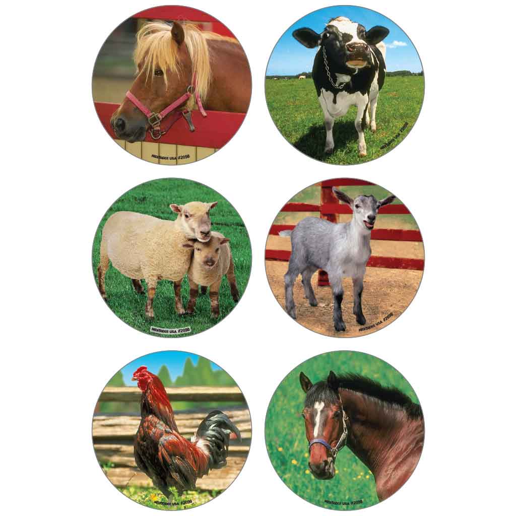 Farm Animals Asst. Stickers