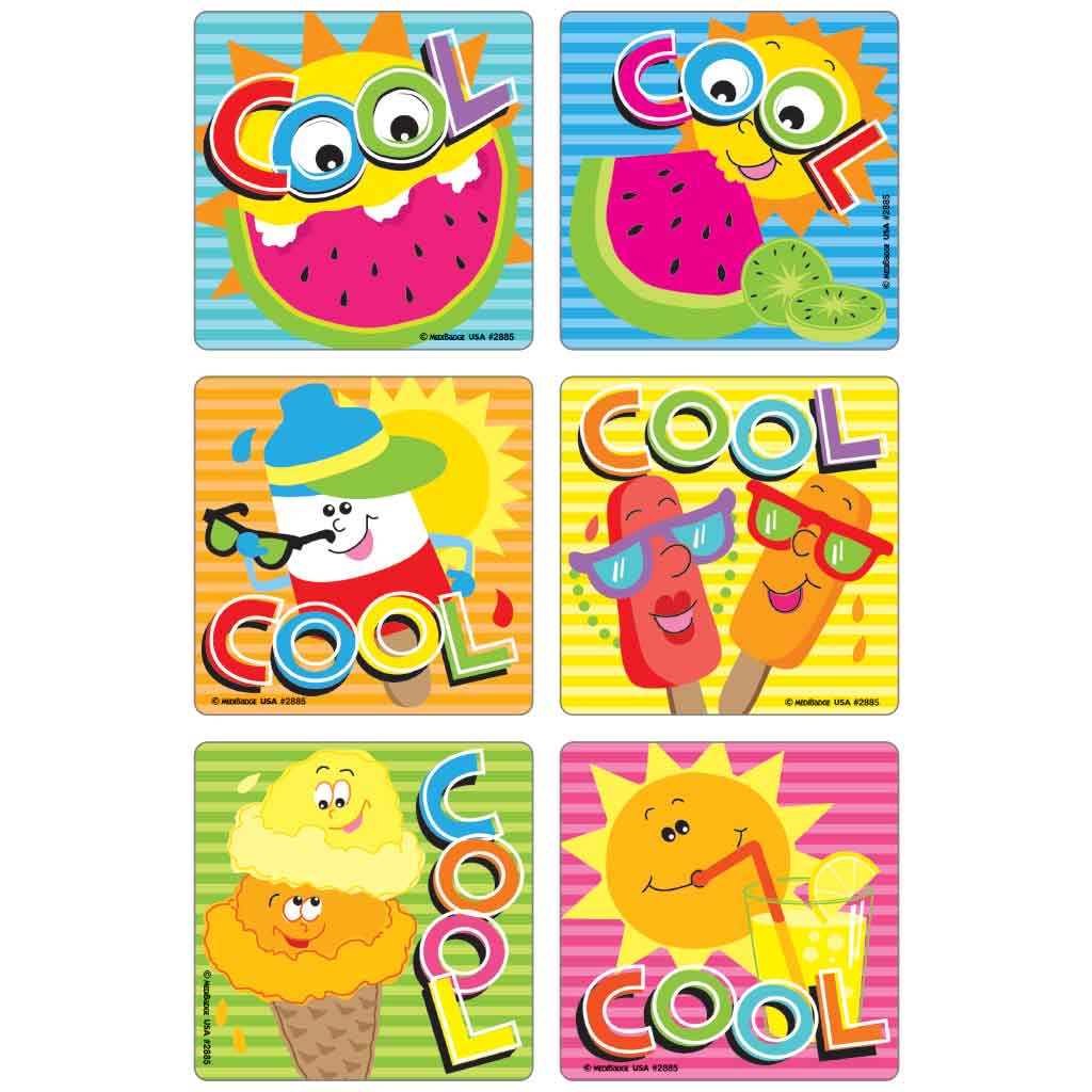 Cool Treats Asst. Stickers