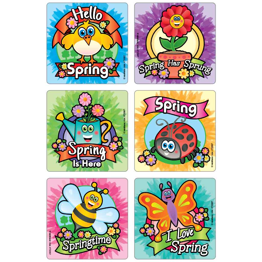 Springtime Asst. Stickers