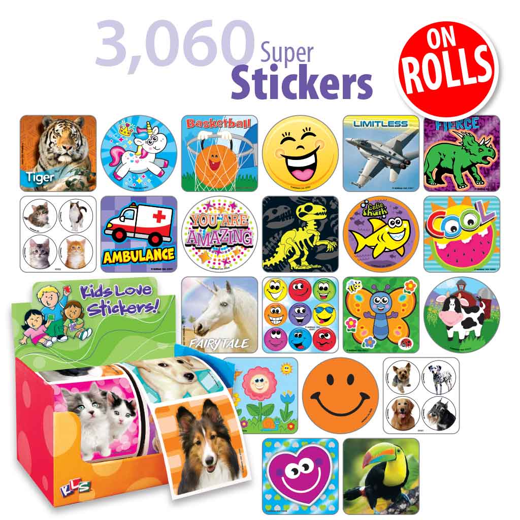 Super Sticker Sampler Rolls