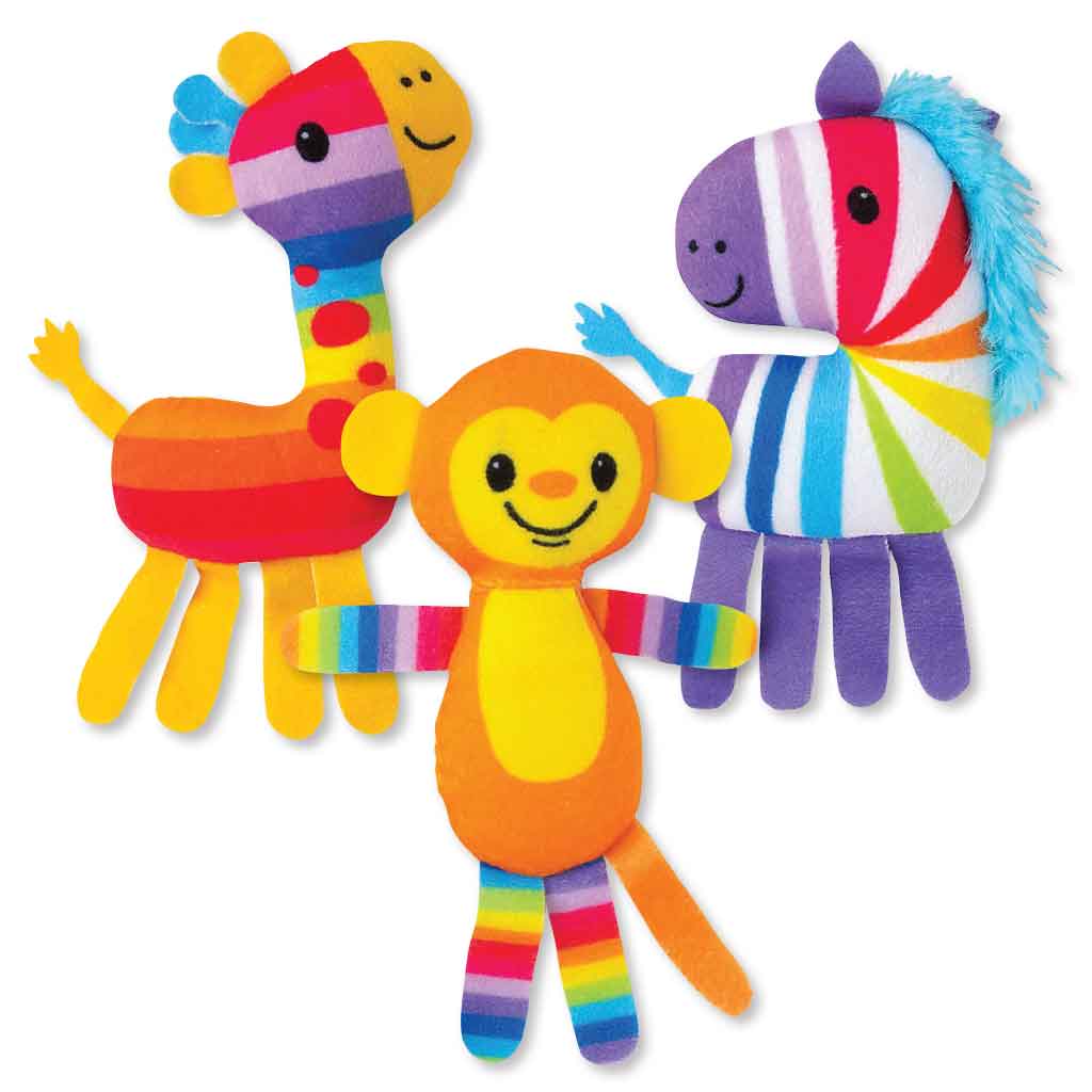 Mini Rainbow Stuffed Animals