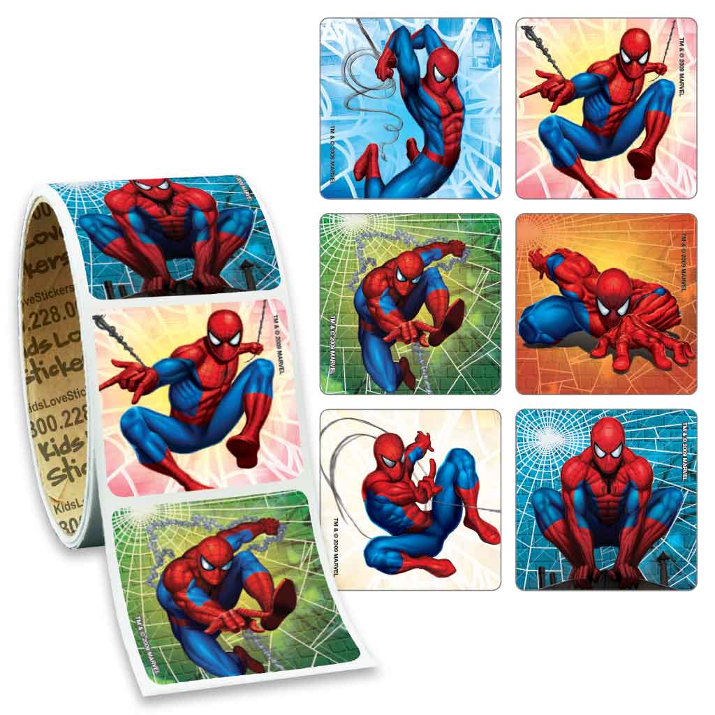 Spider-Man Classic Value Stickers - Roll