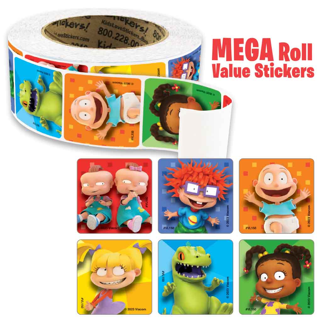 SpongeBob Faces Mega Roll Value Stickers