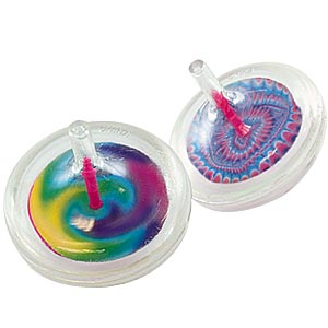 Tie Dye Spin Tops