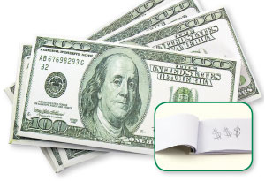 $100 Bill Notepads