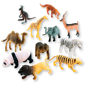 Zoo Animals Toy Assortment