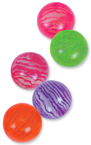 35mm Neon Confetti Bouncy Balls