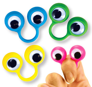 Google-Eyed Finger Friend Toys