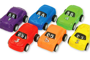 Cartoon Eye Pull-Back Cars Toys