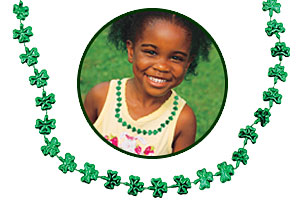 Metallic Shamrock Necklaces