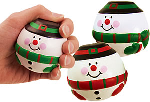 Snowmen Squeeze Balls