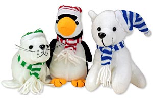 Plush Arctic Animals